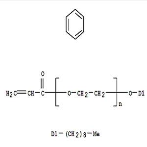乙氧基壬基酚丙烯酸酯,2-[2-[2-[2-(4-nonylphenoxy)ethoxy]ethoxy]ethoxy]ethyl prop-2-enoate