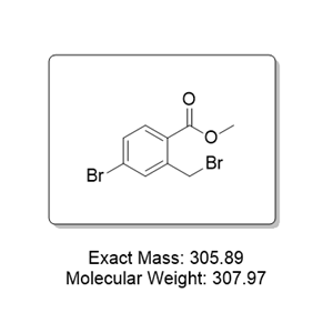 2-(溴甲基)-4-溴苯甲酸甲酯,Methyl4-Bromo-2-(bromomethyl)benzoate