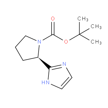 (R)-2-(1H-咪唑-2-基)吡咯烷-1-羧酸叔丁酯,tert-butyl (2R)-2-(1H-imidazol-2-yl)pyrrolidine-1-carboxylate