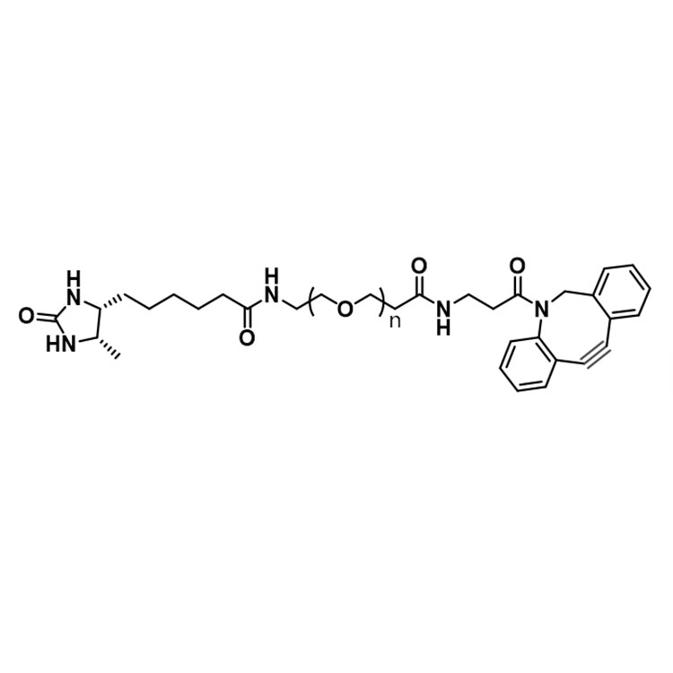 脱硫生物素-聚乙二醇-二苯并环辛炔,Desthiobiotin-PEG-DBCO;DSB-PEG-DBCO