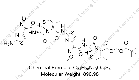 头孢他美酯二聚体A,Cefetamet Pivoxil Dimer A