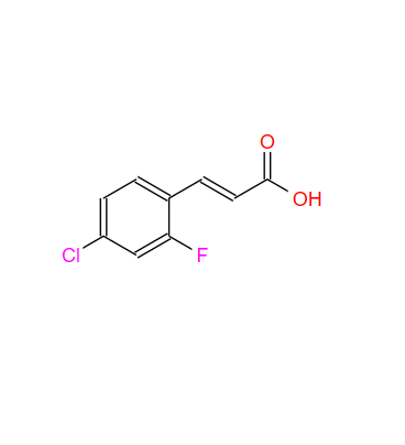 4-氯-2-氟肉桂酸,4-Chloro-2-fluorocinnaMic Acid