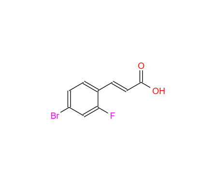 4-溴-2-氟肉桂酸,4-Bromo-2-fluorocinnamic acid
