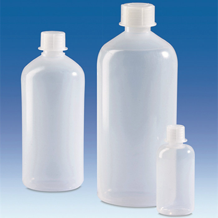 窄口瓶 PE-LD 螺旋盖  PP  250ml 透明|250ml|Vitlab,窄口瓶 PE-LD 螺旋盖  PP  250ml 透明|250ml|Vitlab