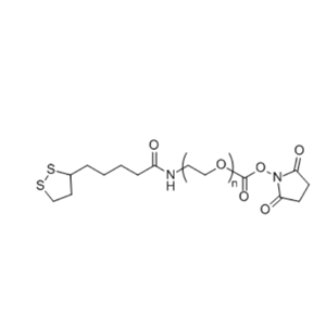 α-硫辛酸基-ω-琥珀酰亚胺碳酸酯基聚乙二醇,LA-PEG-SC