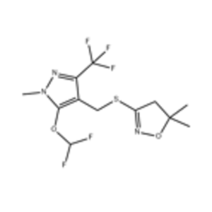 甲氧基-1-甲基-3-三氟甲基吡唑-4-基） 甲硫基]-5.5-二甲基-4.5-二氢异噁唑 