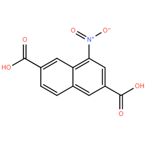 2,6-萘二甲酸，4-硝基- 