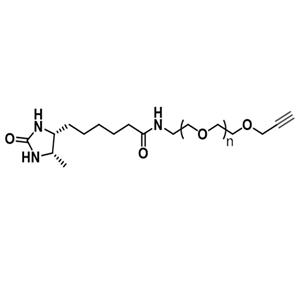 Desthiobiotin-PEG-Alkyne，脱硫生物素-聚乙二醇-炔基