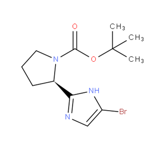(R)-2-(5-溴-1H-咪唑-2-基)吡咯烷-1-羧酸叔丁酯