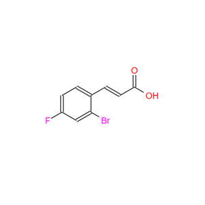 2-溴-4-氟肉桂酸