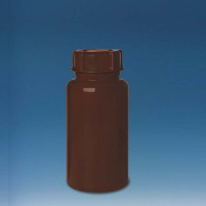 广口瓶，PE-LD材质，200 ml，GL 65，棕色不透明，旋盖|200 ml|Brand/普兰德