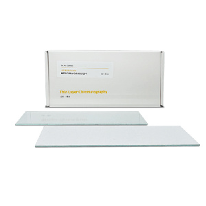 GF254型高效TLC硅胶板 5×20cm 涂层厚度：0.25mm 含荧光剂 | 粘合剂成分：聚丙烯酸钠||涂层0.25mm|乐研
