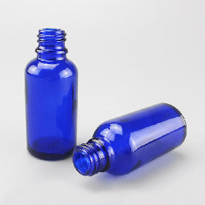 高档玻璃试剂瓶 蓝色 GL18螺口 30ml 口内径×直径×高度：11×32×80mm  不带瓶盖|30ml|Titan/泰坦