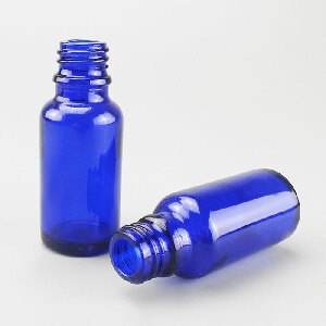 高档玻璃试剂瓶 蓝色 GL18螺口 20ml 口内径×直径×高度：11×29×72mm  不带瓶盖|20ml|Titan/泰坦