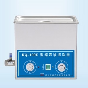 旋钮式加热超声波清洗器 4L 40kHz|KQ-100E|舒美