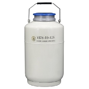 大口径液氮罐 10L，口径125mm （不含蓝色锁盖）|YDS-10-125（不含提筒）|金凤