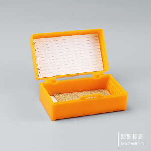 12片装载玻片存储盒 ABS材质 橘色|橘色|探索精选