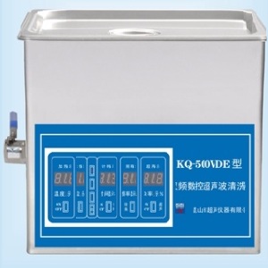 双频数控加热超声波清洗器 22.5L 45/80kHz|KQ-500VDE|舒美