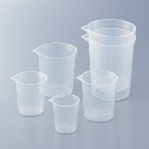 塑料烧杯/PP一次性烧杯（带倾倒嘴）100ml|AS-ONE/亚速旺