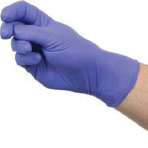 一次性紫色丁腈手套，无粉尘，工业级，0.1mm厚，24cm长 S号|S号|Ansell/安思尔