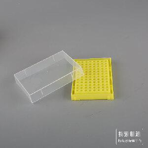 0.2mL96孔离心管盒  适配PCR八联管 聚丙烯 可高温高压灭菌 颜色随机|0.2ml|探索精选