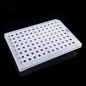96孔PCR板 0.2ml 半裙边 高管 透明 A12切角|200ul|耐思/Nest