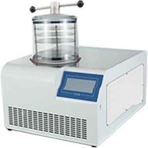 真空冷冻干燥机 手动压盖型  -60℃ 0.8㎡|HXLG-10-50G|上海沪析
