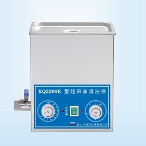 旋鈕式加熱超聲波清洗器 3L 40kHz|KQ2200E|舒美