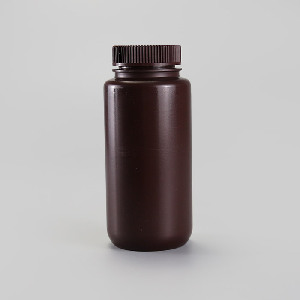 塑料广口瓶，PP，500ml，琥珀色，无酶，免洗，防漏设计无内盖，灭菌|500ml|Titan/泰坦