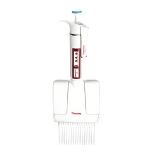 [LPE] Finnpipette F1 5-50 μl micro 16道可变量程移液器， CE认证|50μl|Thermo Scientific