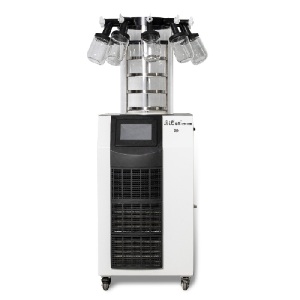 加热型真空冷冻干燥机 多歧管普通型 外挂8个冻干瓶 4层托盘 0.12㎡ -80℃|BILON-FD80C|比朗