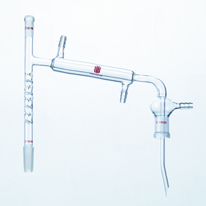 垂刺微量蒸馏头 14/20 温度计磨口：10/18 长×宽：195×185|欣维尔