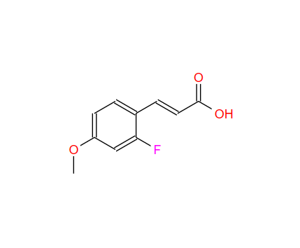 2-氟-4-甲氧基肉桂酸,2-fluoro-4-methoxycinnamic acid