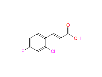 2-氯-4-氟肉桂酸,2-Chloro-4-fluorocinnamic acid