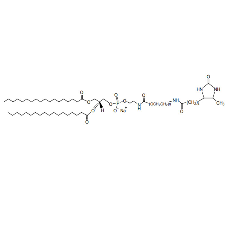 脱硫生物素-聚乙二醇-磷脂,Desthiobiotin-PEG-DSPE;DSB-PEG-DSPE;DSPE-PEG-DSB;DSPE-PEG-Desthiobiotin