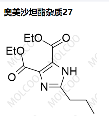 奥美沙坦酯杂质27,diethyl 2-propyl-1H-imidazole-4,5-dicarboxylate