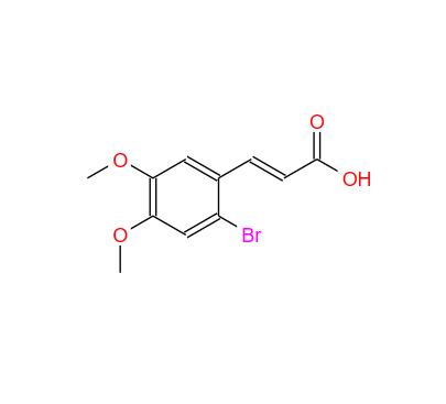 2-溴-4,5-二甲氧基肉桂酸,2-BroMo-4,5-diMethoxycinnaMic acid