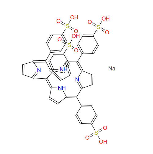 MESO-四(4-磺基苯基)卟啉四钠盐十二水和物,TETRASODIUM-MESO-TETRA(4-SULFONATOPHENYL)PORPHINE