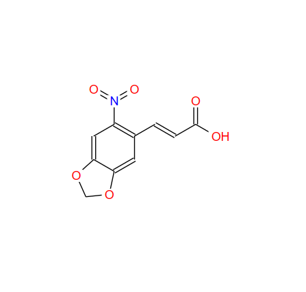 4,5-亚甲基-2-硝基肉桂酸,4','5-(Methylenedioxy)-2'-nitrocinnamic acid