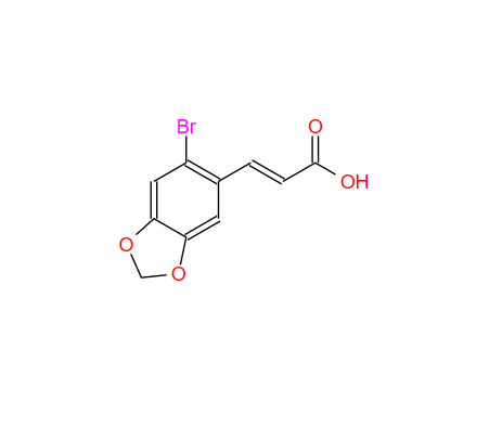 2-溴-4,5-亚甲基二氧肉桂酸,2-BROMO-4,5-METHYLENEDIOXYCINNAMIC ACID