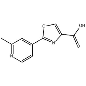 2-(2-甲基吡啶-4-基)恶唑-4-羧酸,2-(2-methylpyridin-4-yl)oxazole-4-carboxylic acid