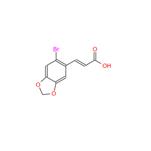 2-溴-4,5-亚甲基二氧肉桂酸,2-BROMO-4,5-METHYLENEDIOXYCINNAMIC ACID