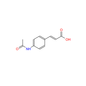 4-乙酰氨基肉桂酸,trans-4-(Acetylamino)cinnamic acid