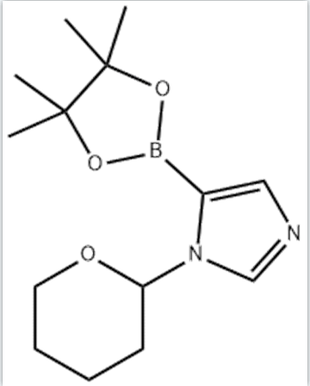 1-THP-1-H-咪唑-5-硼酸频那醇酯,1-(Tetrahydro-2H-pyran-2-yl)-1H-imidazole-5-boroni