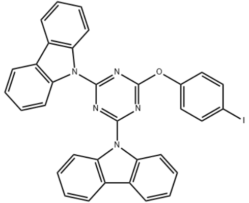 9H-Carbazole, 9,9'-[6-(4-iodophenoxy)-1,3,5-triazine-2,4-diyl]bis- (9CI),9H-Carbazole, 9,9'-[6-(4-iodophenoxy)-1,3,5-triazine-2,4-diyl]bis- (9CI)