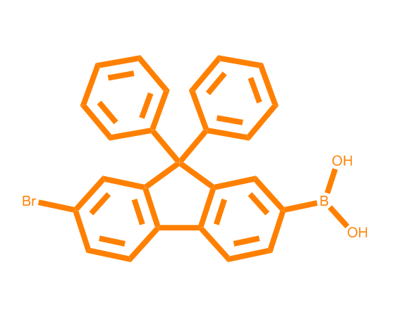 B-(7-bromo-9,9-diphenyl-9H-fluoren-2-yl)-Boronic acid,B-(7-bromo-9,9-diphenyl-9H-fluoren-2-yl)-Boronic acid
