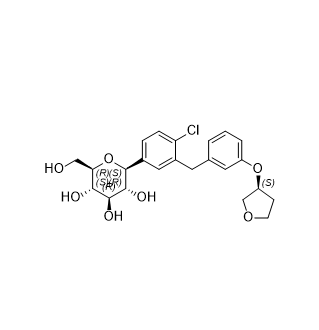 恩格列净杂质19,(2S,3R,4R,5S,6R)-2-(4-chloro-3-(3-(((S)-tetrahydrofuran-3-yl)oxy)benzyl)phenyl)-6-(hydroxymethyl)tetrahydro-2H-pyran-3,4,5-triol