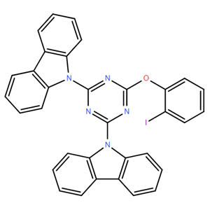 9H-咔唑，9,9'-[6-（2-碘苯氧基）-1,3,5-三嗪-2,4-二基]双-（9CI）