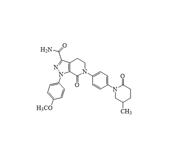 阿哌沙班杂质I,1-(4-methoxyphenyl)-6-(4-(5-methyl-2-oxopiperidin-1-yl)phenyl)-7-oxo-4,5,6,7-tetrahydro-1H-pyrazolo[3,4-c]pyridine-3-carboxamide
