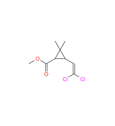 3-(2,2-二氯乙烯基)-2,2-二甲基环丙基羧酸甲基酯,METHYL 3-(2,2-DICHLOROVINYL)-2,2-DIMETHYL-(1-CYCLOPROPANE)CARBOXYLATE